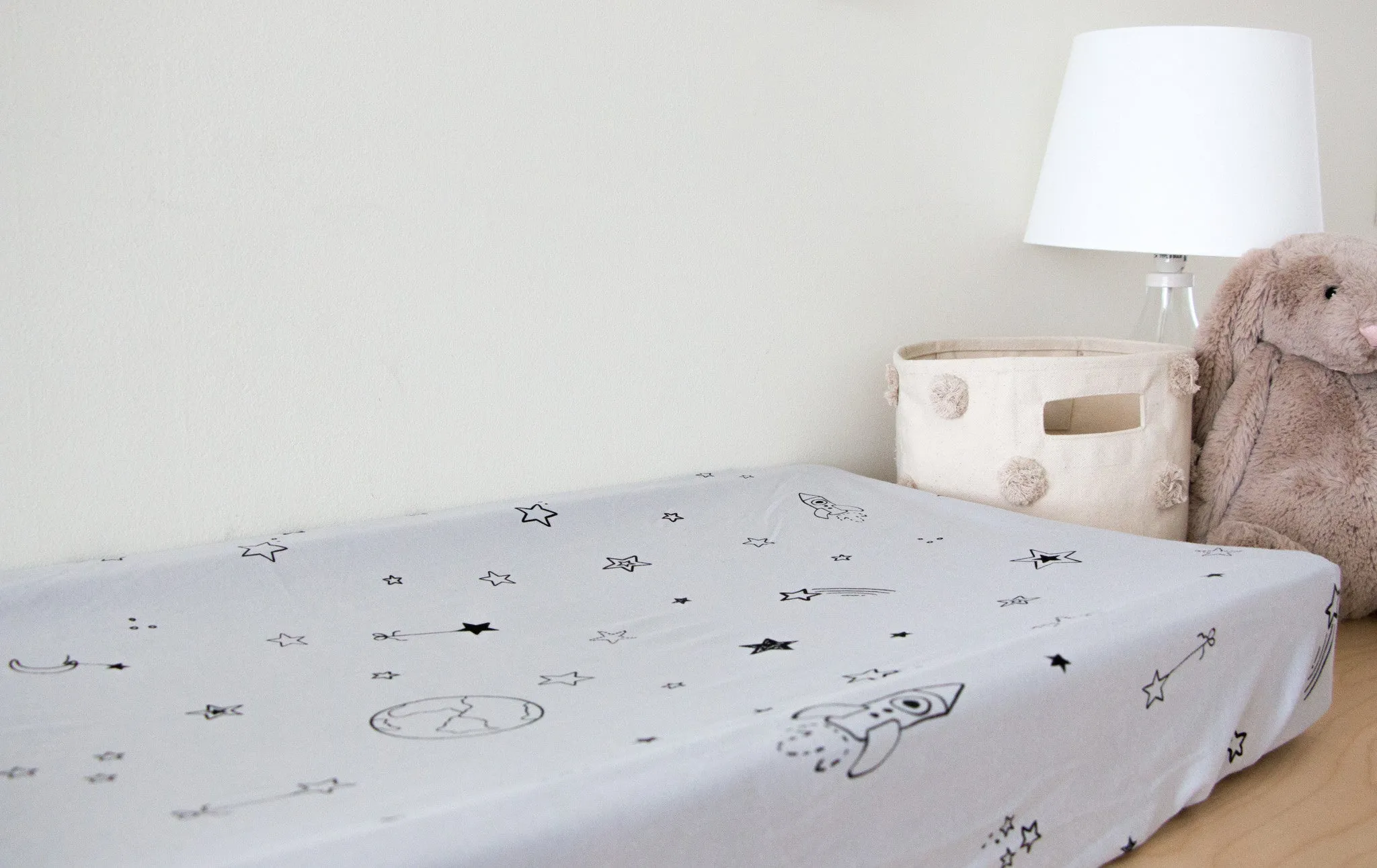 Pack n play  fitted sheet / Changing pad cover/ Big bassinet