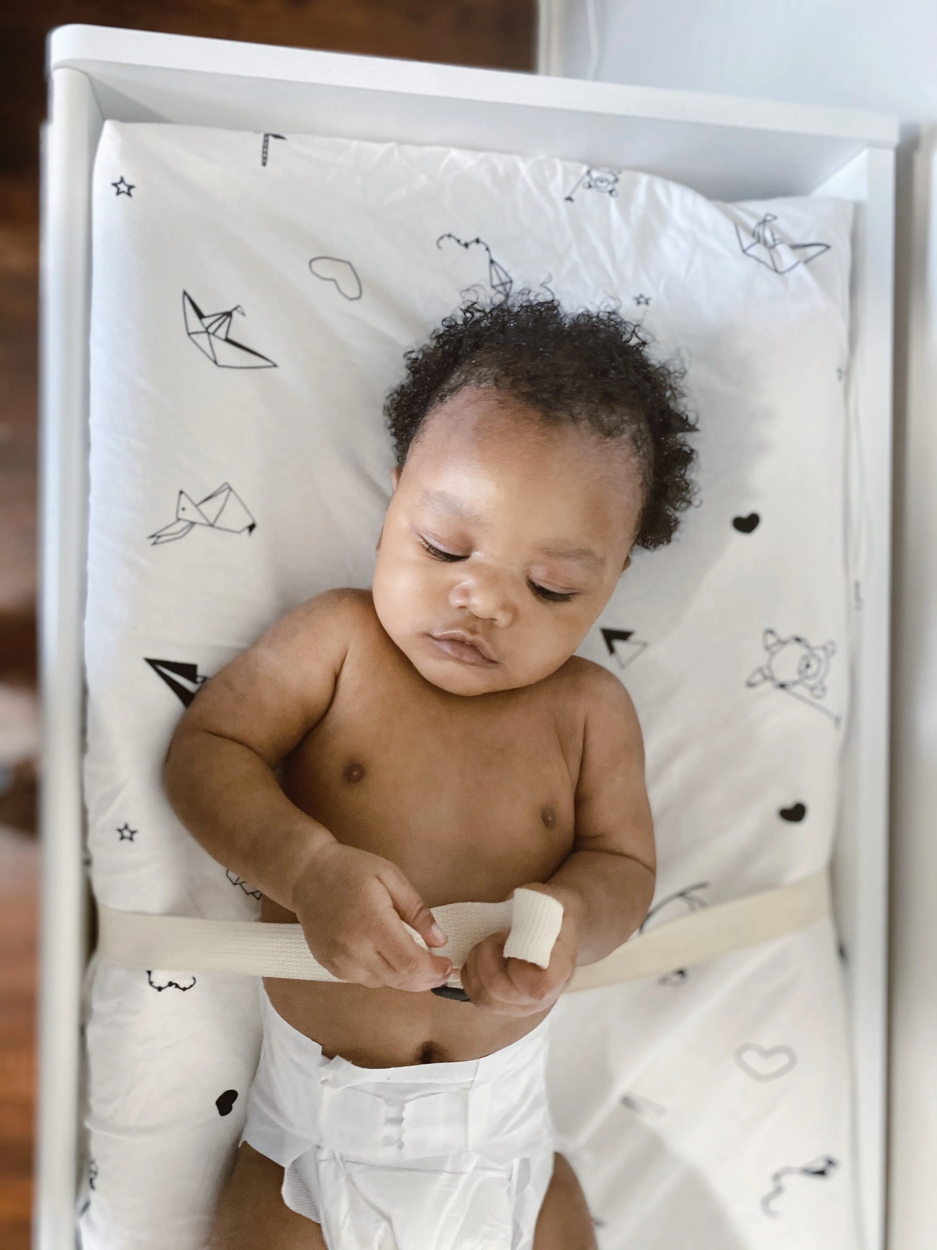 Pack n play  fitted sheet / Changing pad cover/ Big bassinet