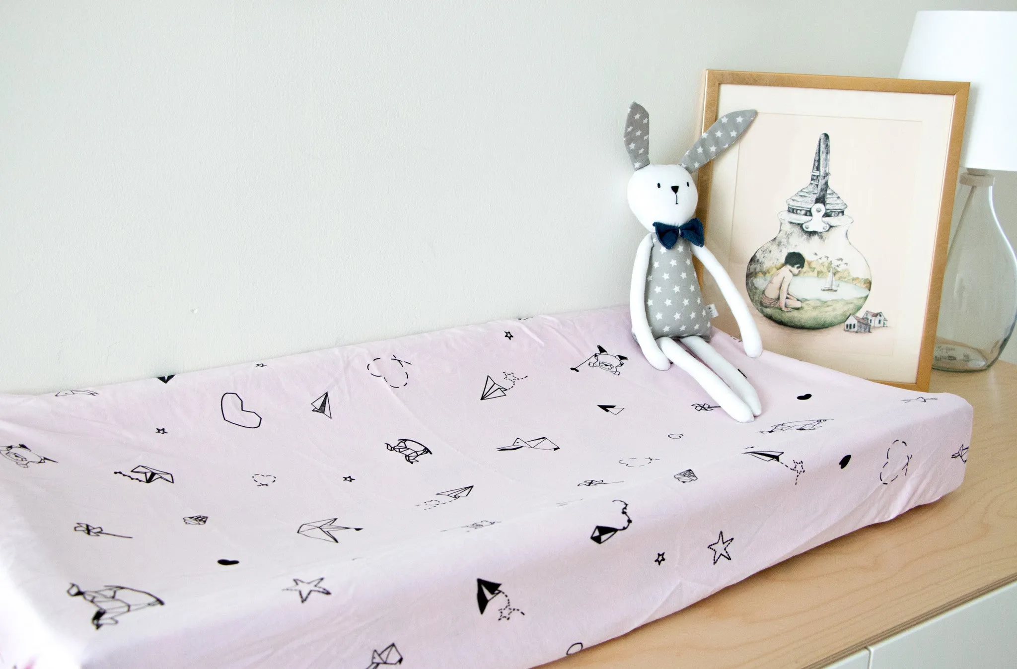Pack n play  fitted sheet / Changing pad cover/ Big bassinet