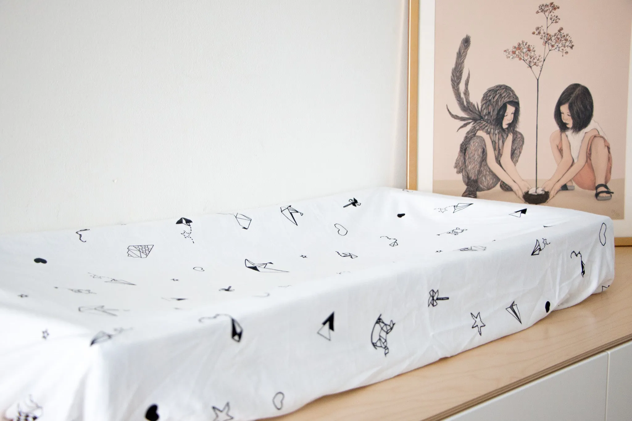 Pack n play  fitted sheet / Changing pad cover/ Big bassinet