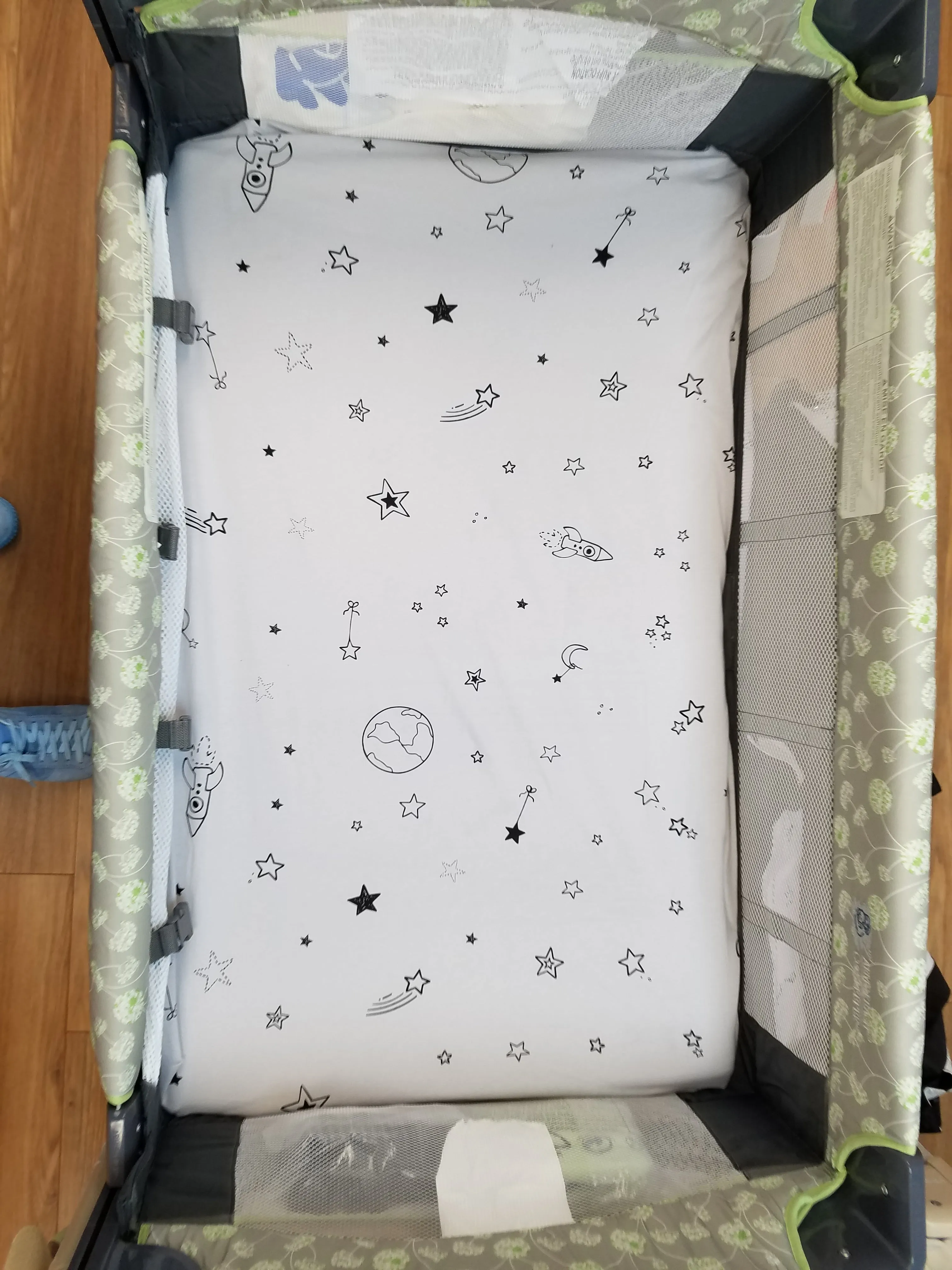 Pack n play  fitted sheet / Changing pad cover/ Big bassinet