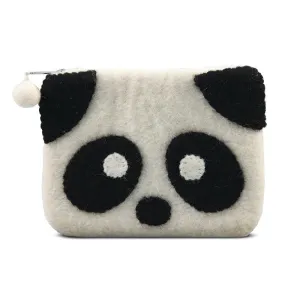 Panda Face White/ Black Coin Purse