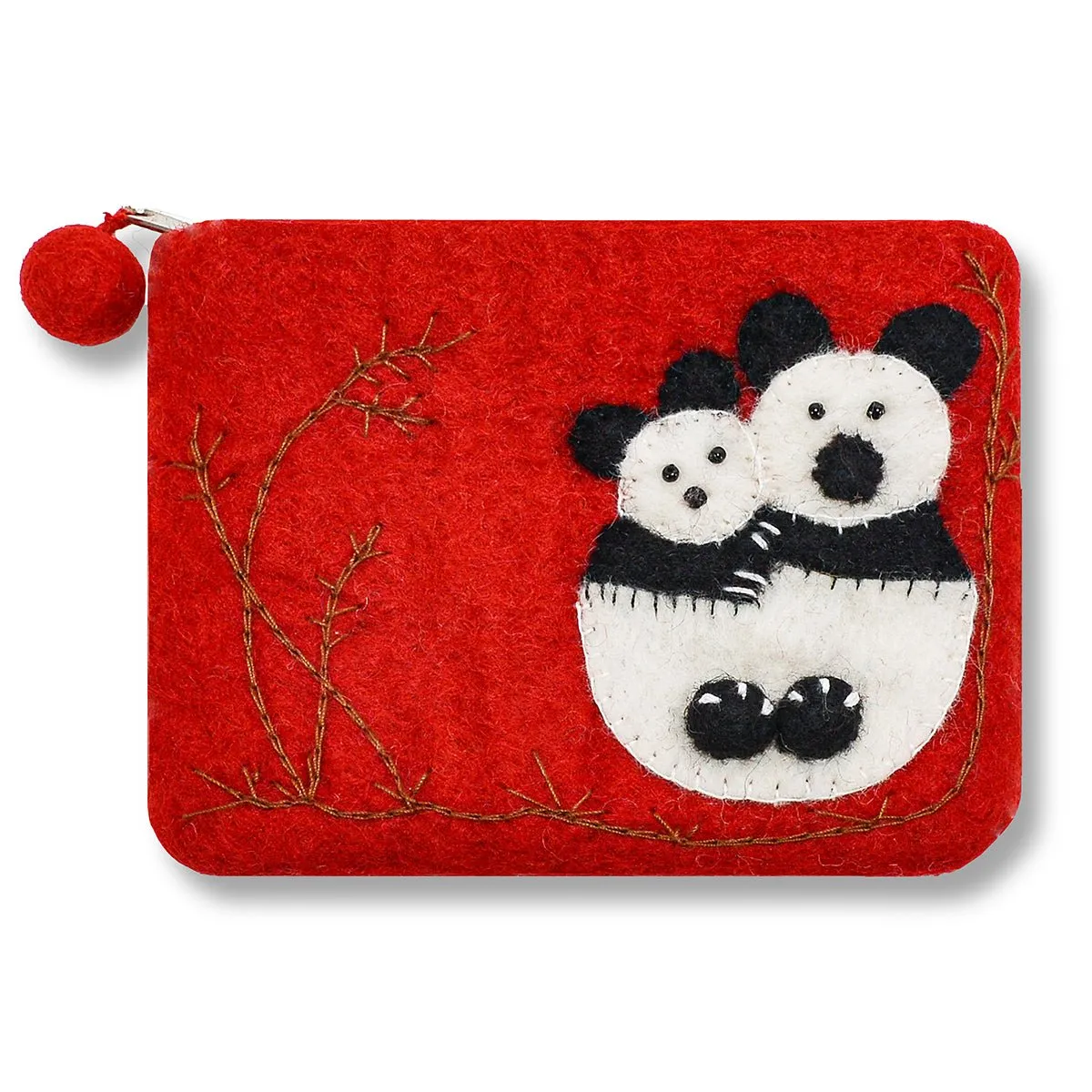 Panda Family Design Coin Purse
