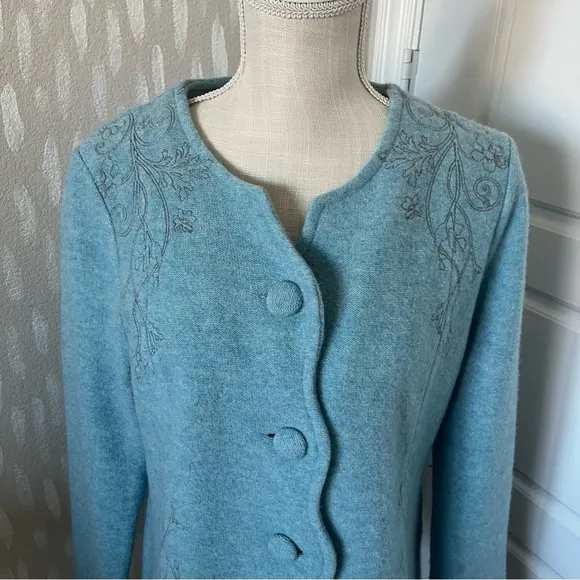 Pendleton Elegant Blue Women's Sweater Size Large