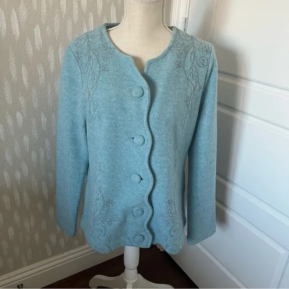 Pendleton Elegant Blue Women's Sweater Size Large