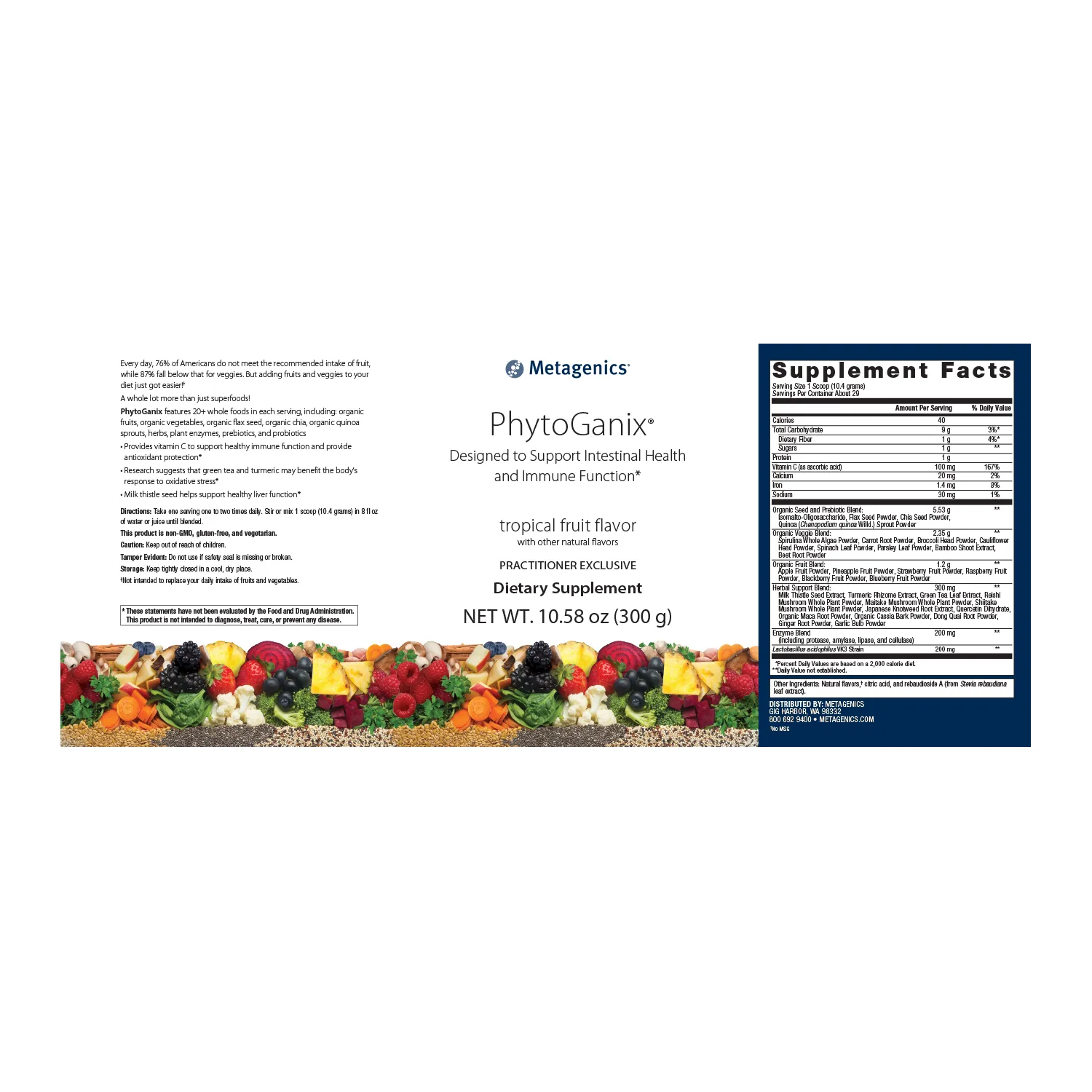 PhytoGanix® <br>Designed to Support Intestinal Health and Immune Function*