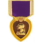 PINS- MEDAL, PURPLE HEART (MINI) (7/8")