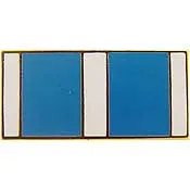 PINS- RIBB, KOREAN SERVICE (MED) (7/8")
