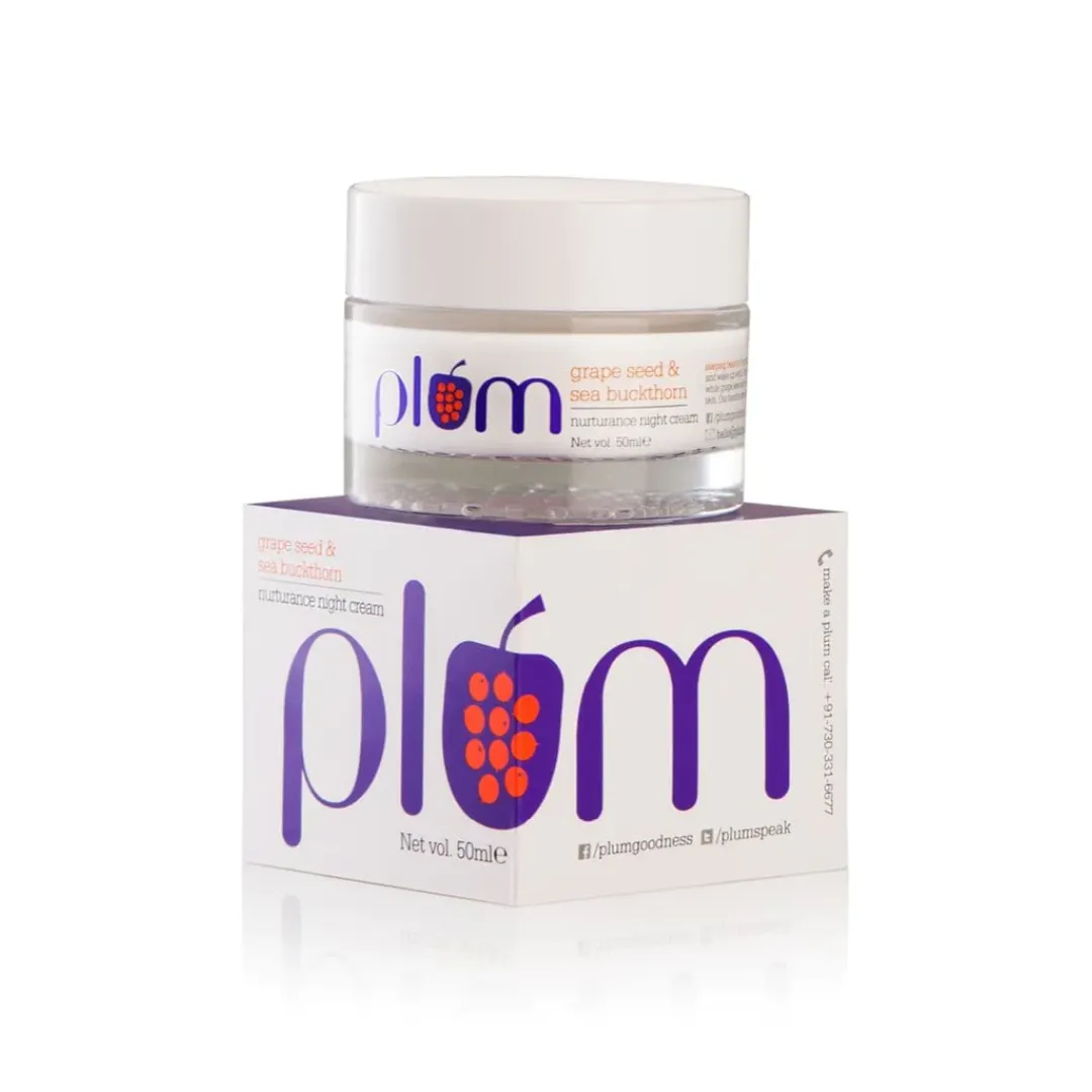 Plum Grape Seed & Sea Buckthorn Nurturance Night Cream (50ml)
