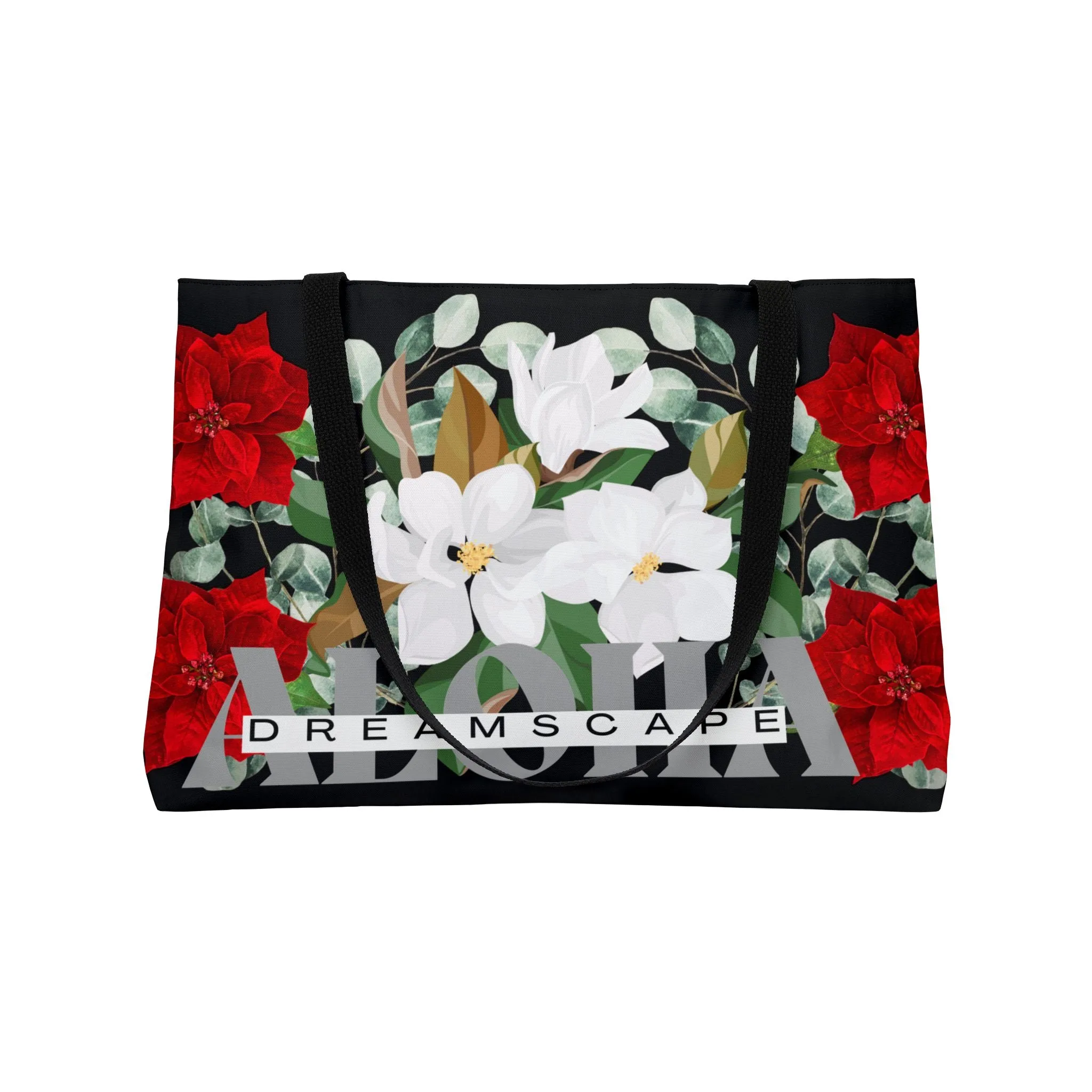 Pointsettia-Weekender Tote Bag