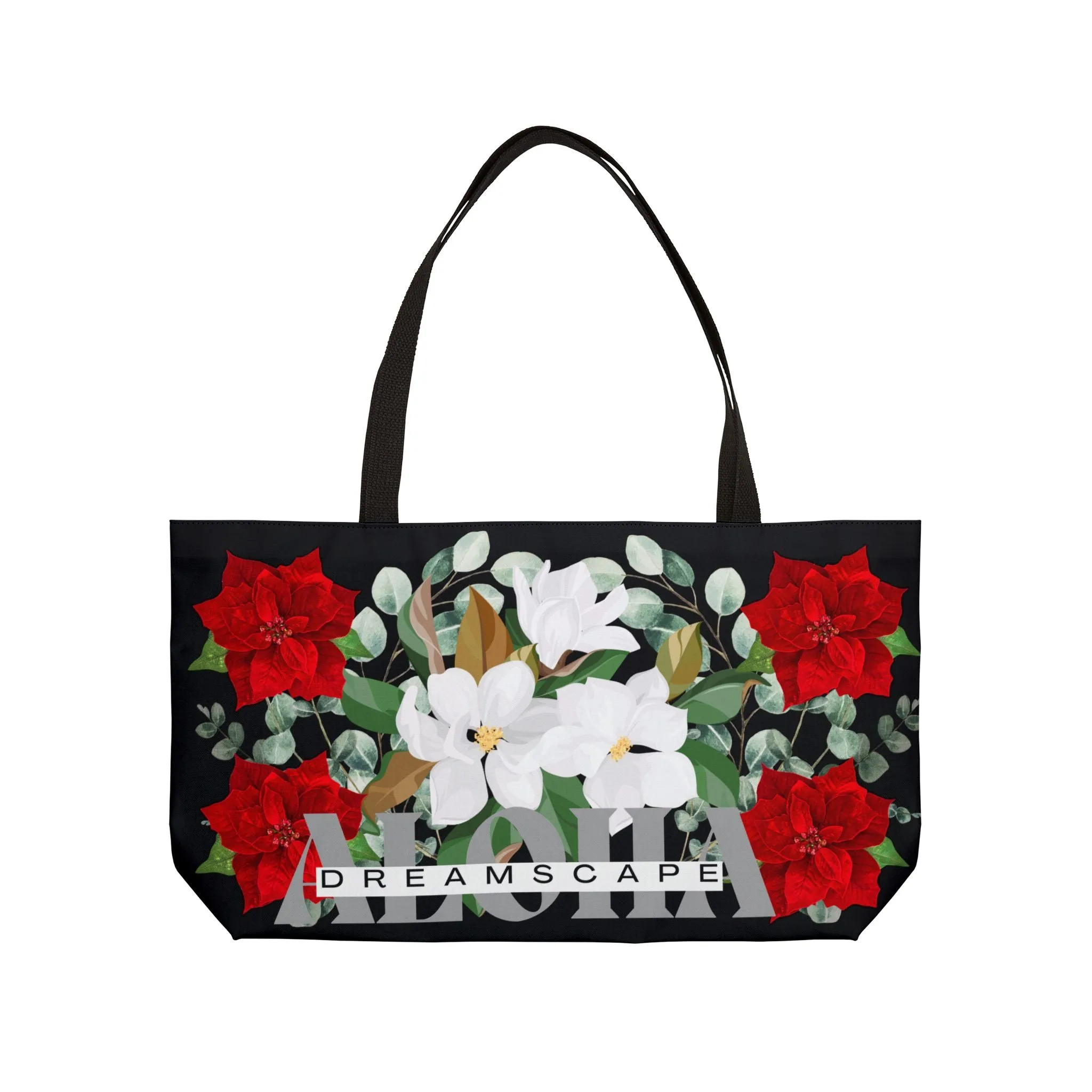 Pointsettia-Weekender Tote Bag