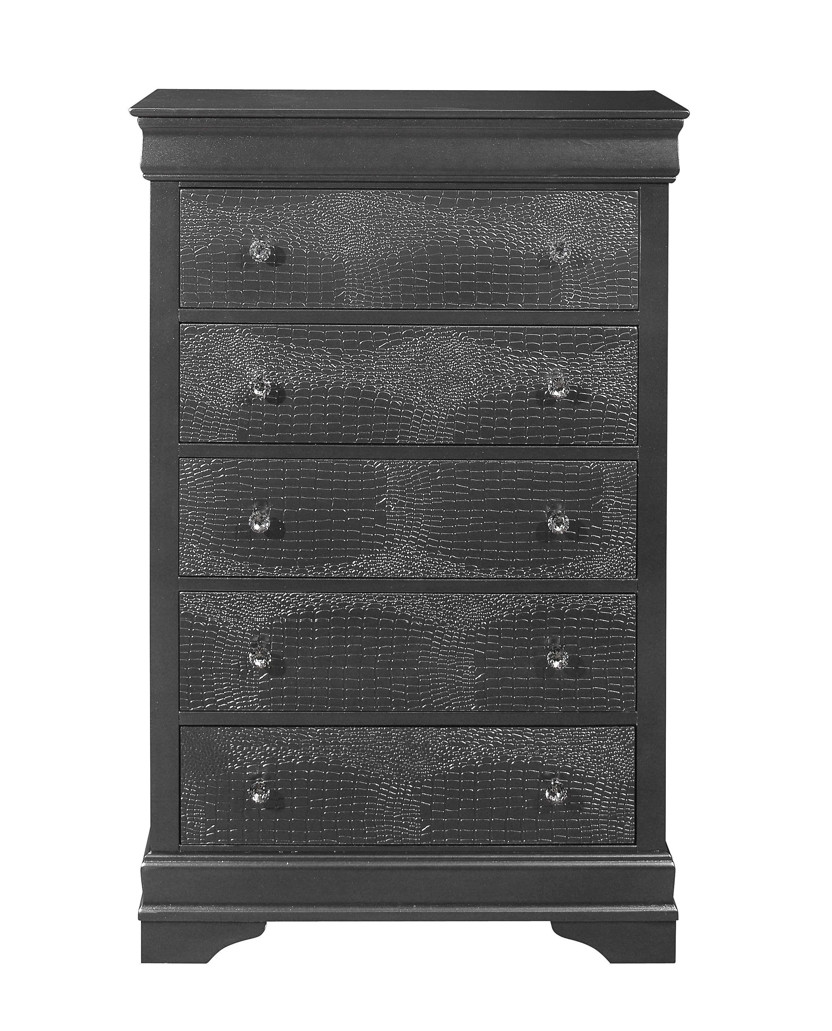 Pompei Metallic Grey Chest Metallic Grey