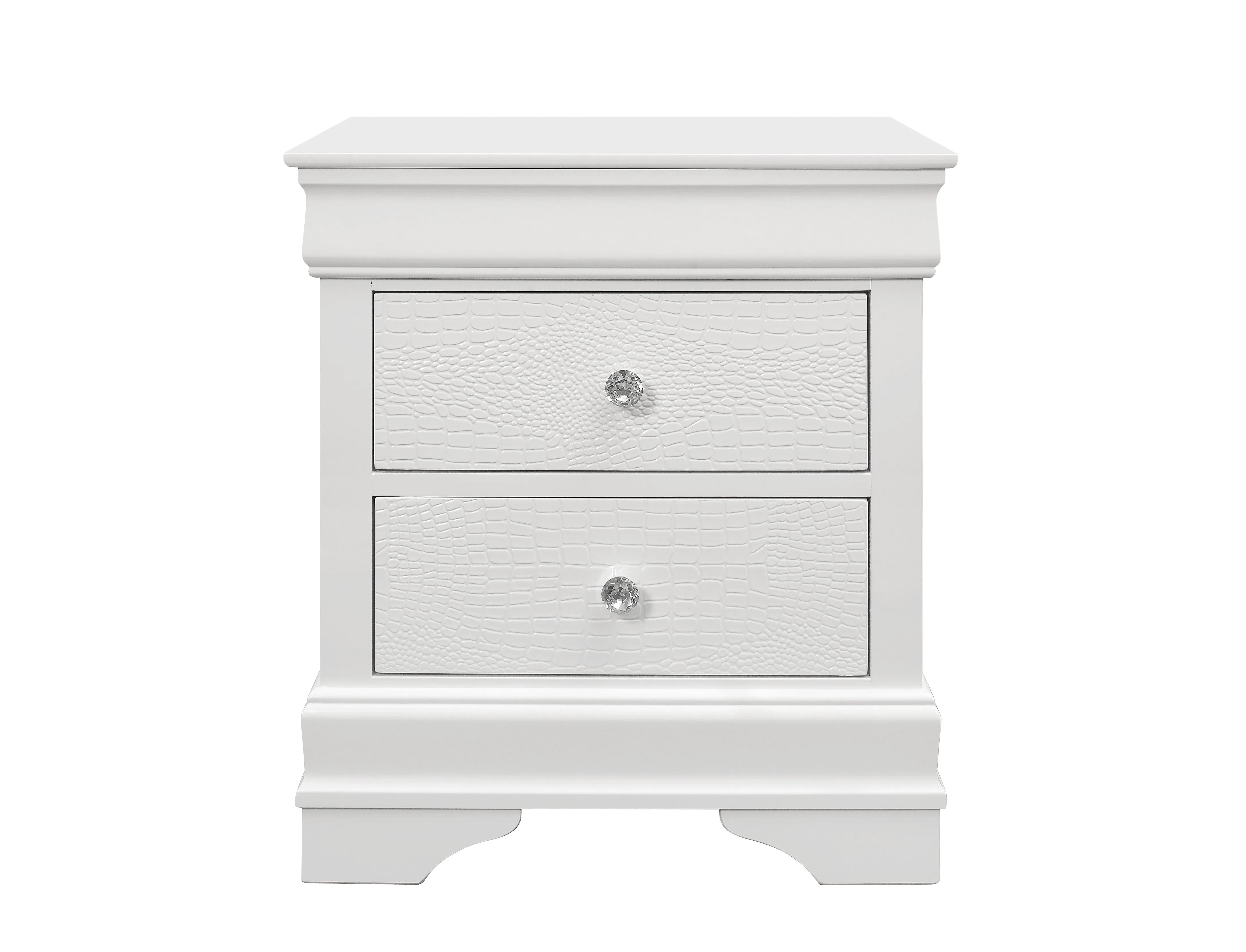 Pompei Metallic Nightstand