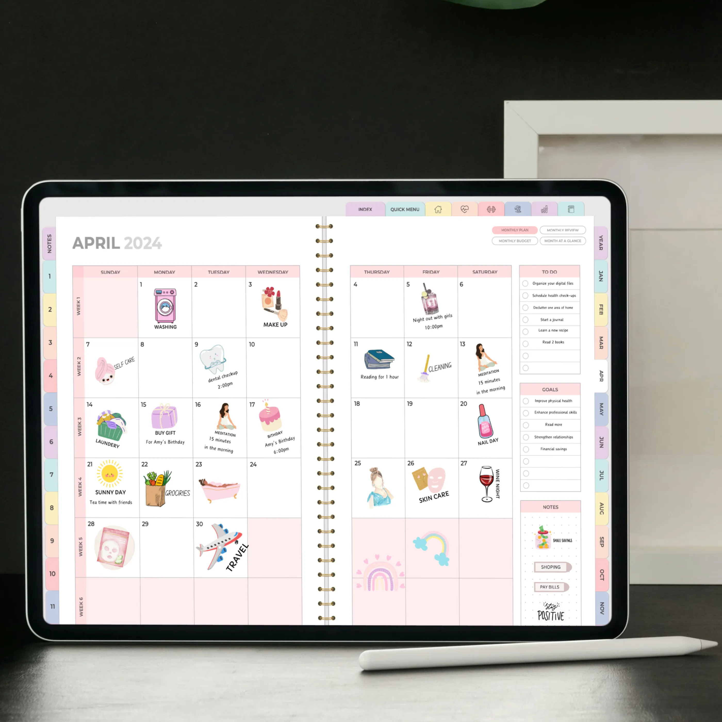 Premium Ultimate Digital Planner (All-in-One)