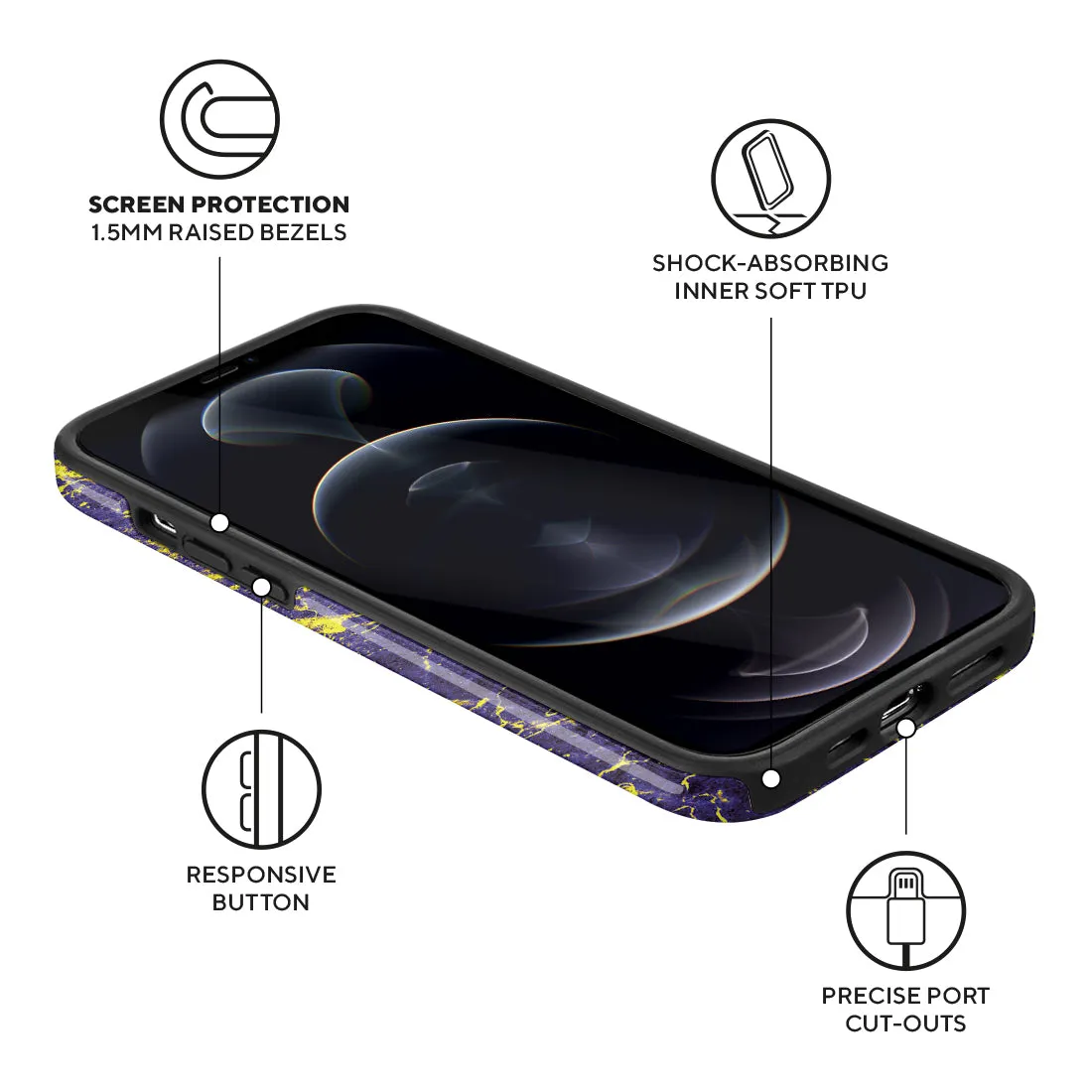 Purple Night - iPhone 12 Pro Max Case