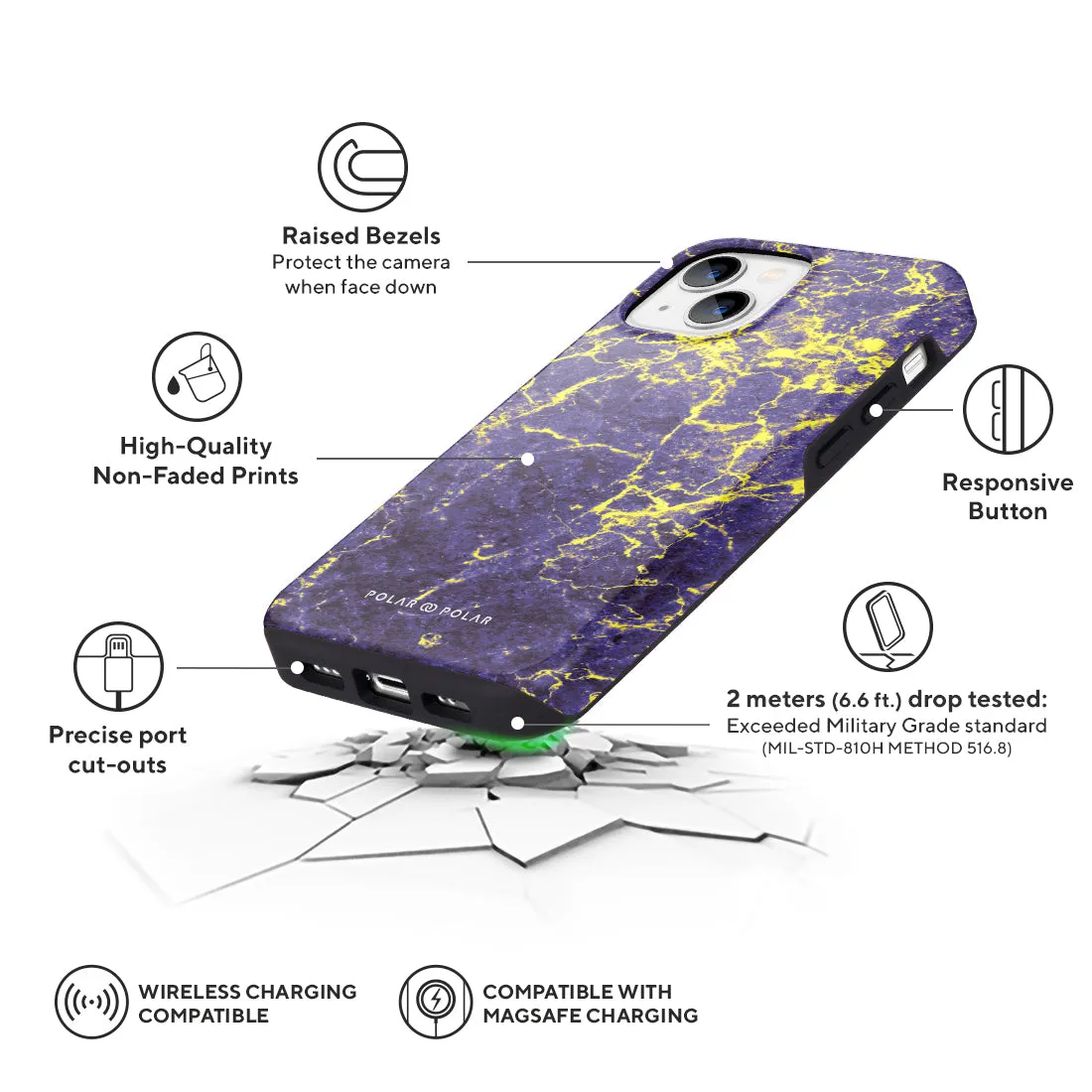 Purple Night - iPhone 13 mini Case