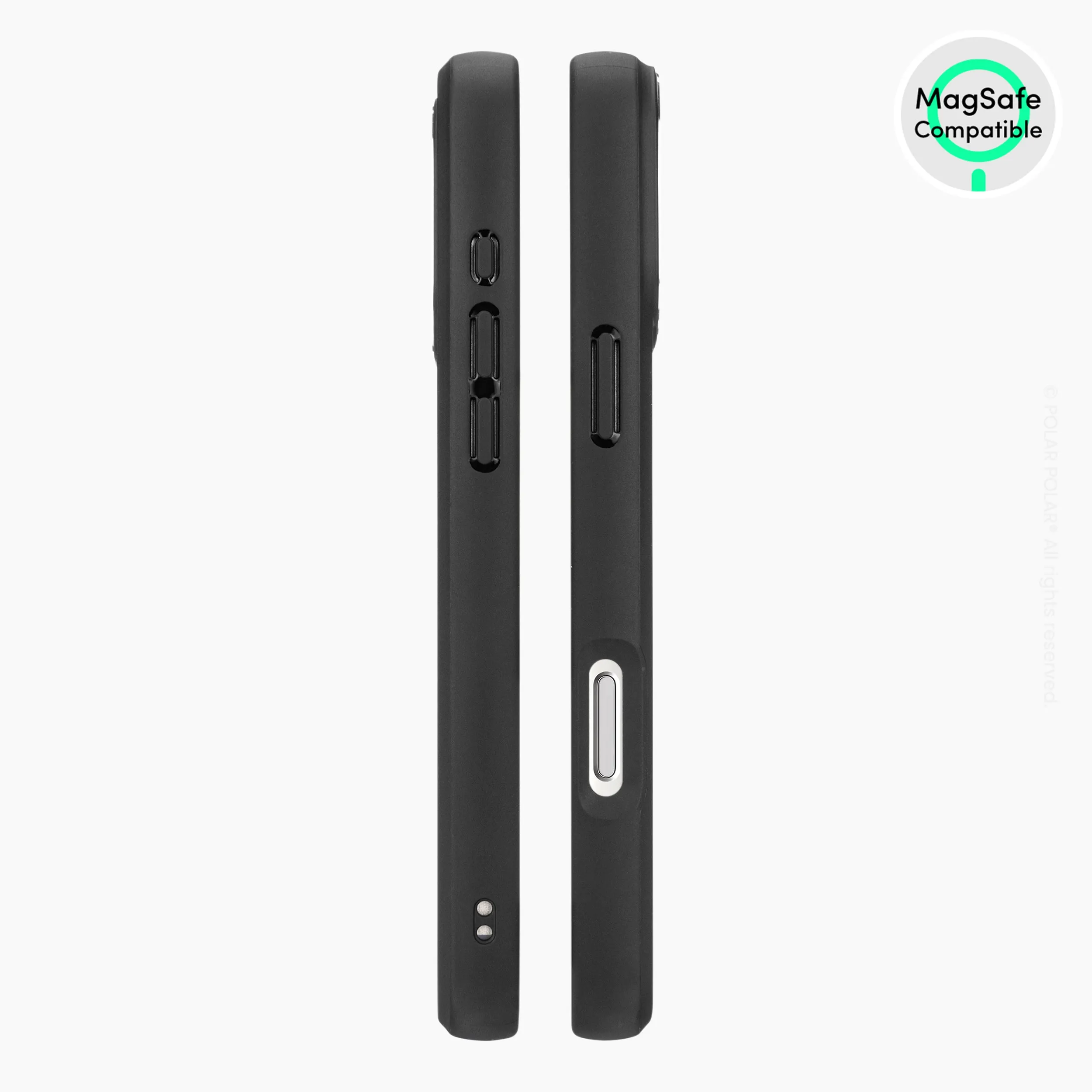 Purple Night - iPhone 16 Pro Max Frosted Black Bumper MagSafe Case