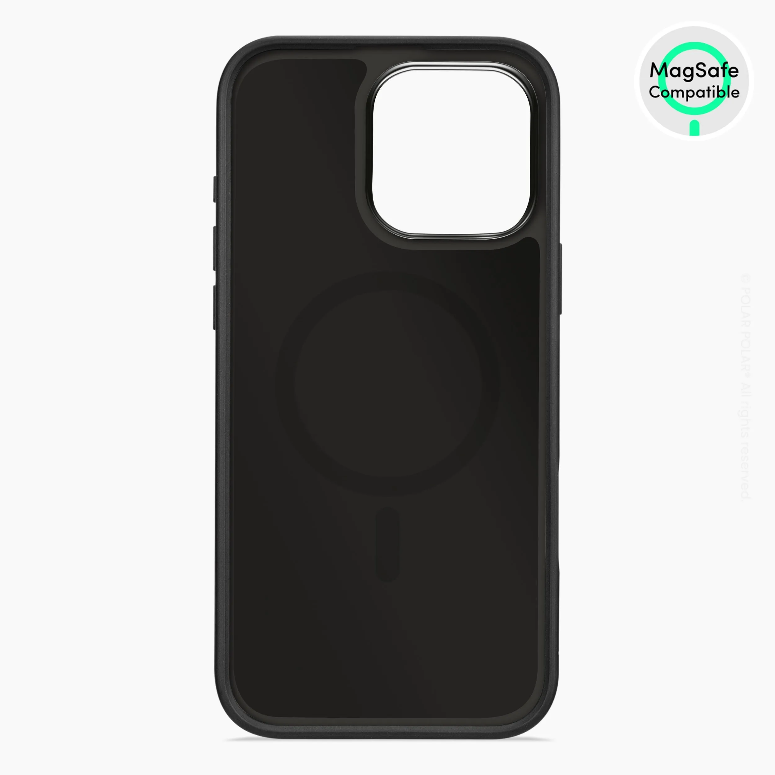 Purple Night - iPhone 16 Pro Max Frosted Black Bumper MagSafe Case