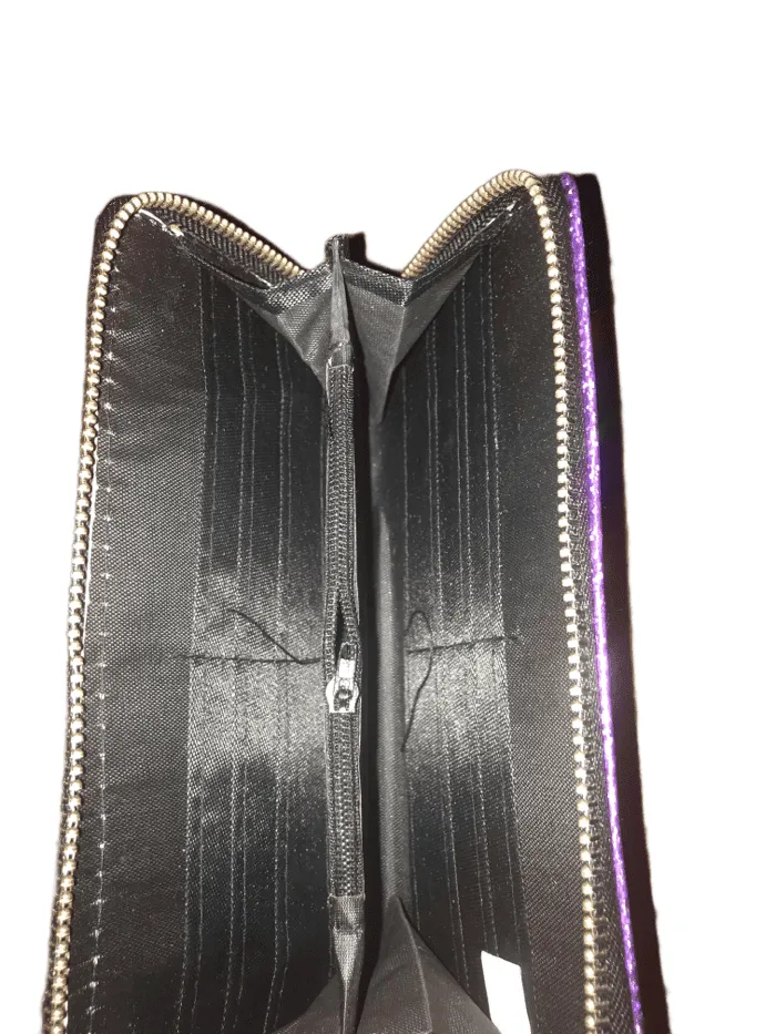 Purple Zipper Wallet (020)