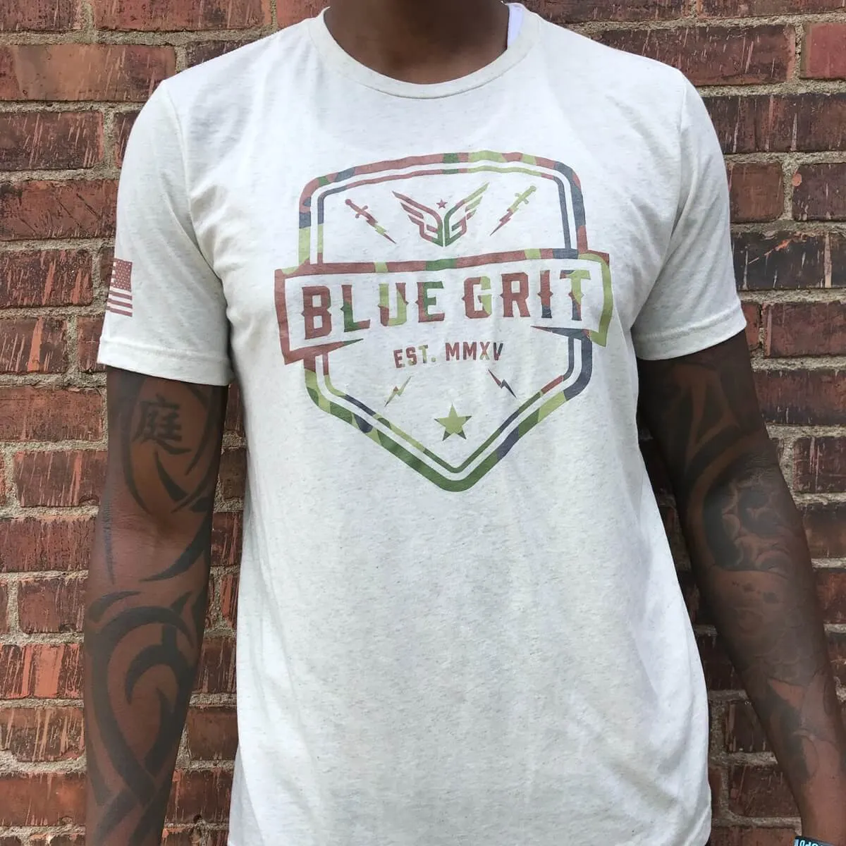 "Angel Of The Night” T-Shirt - Oatmeal tri-blend