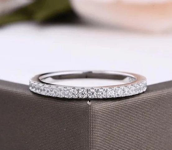 Radiant Cut Elegant Pink Stone Wedding Ring Set