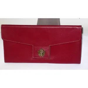 Red Leather Wallet By Bond Street Original