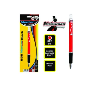 Retractable Clicker Ballpoint Mentor Pen