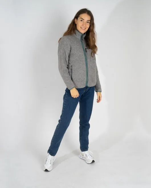 Retro Pile Jacket - Salt Grey
