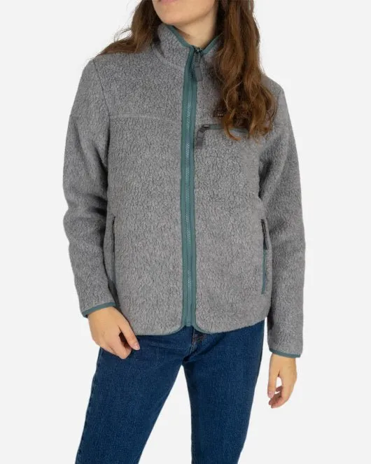 Retro Pile Jacket - Salt Grey