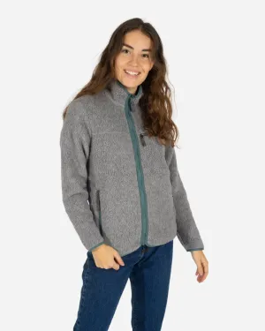 Retro Pile Jacket - Salt Grey