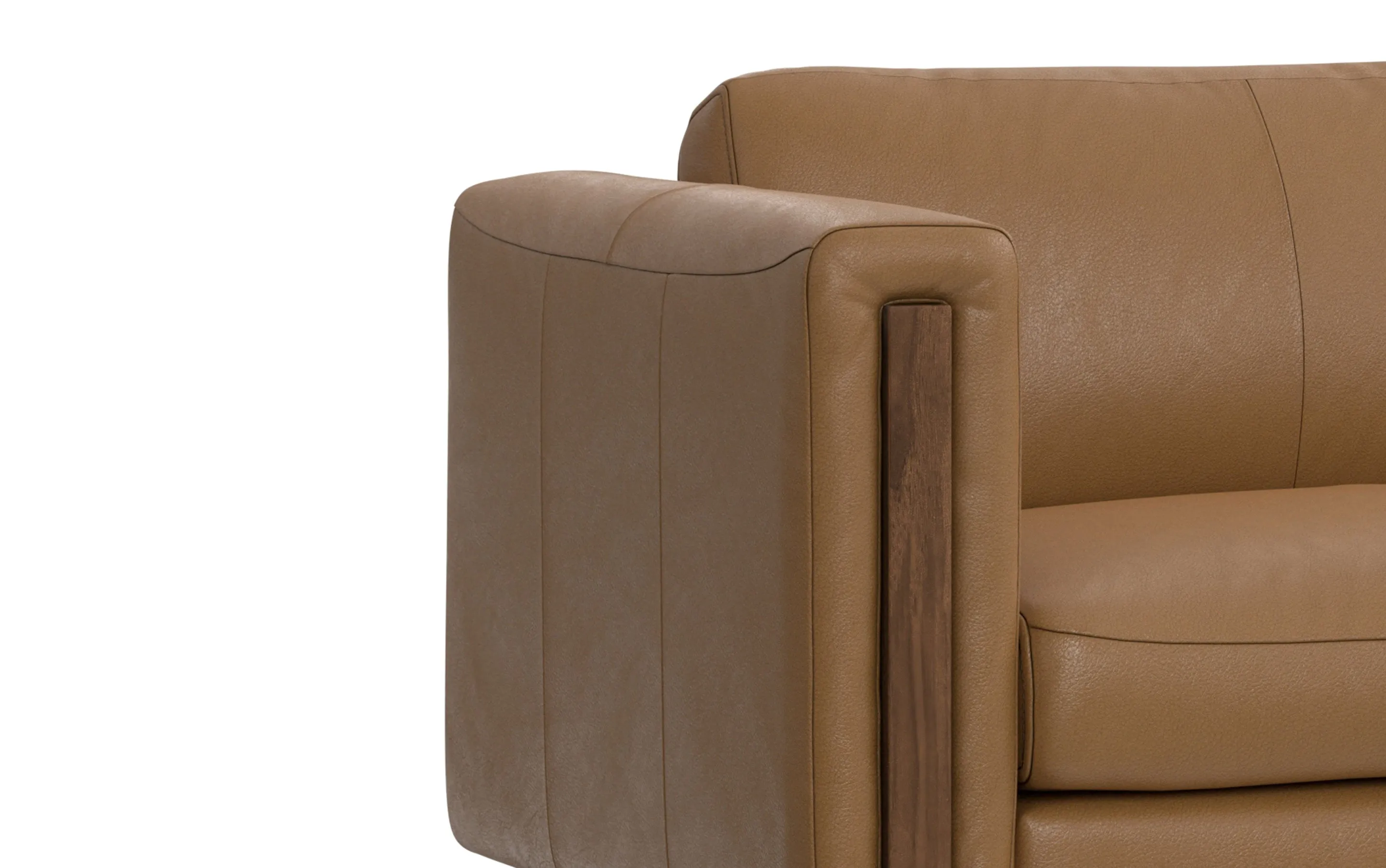 Richard 83 inch Sofa in Genuine Leather