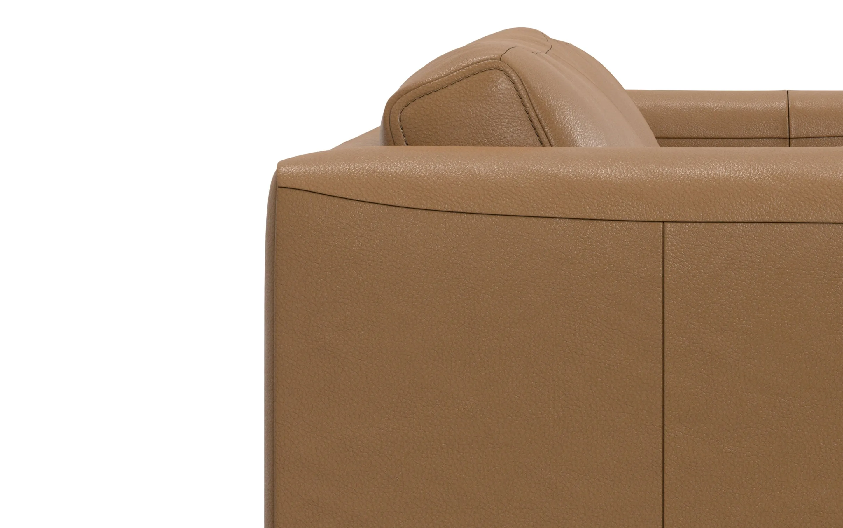 Richard 83 inch Sofa in Genuine Leather