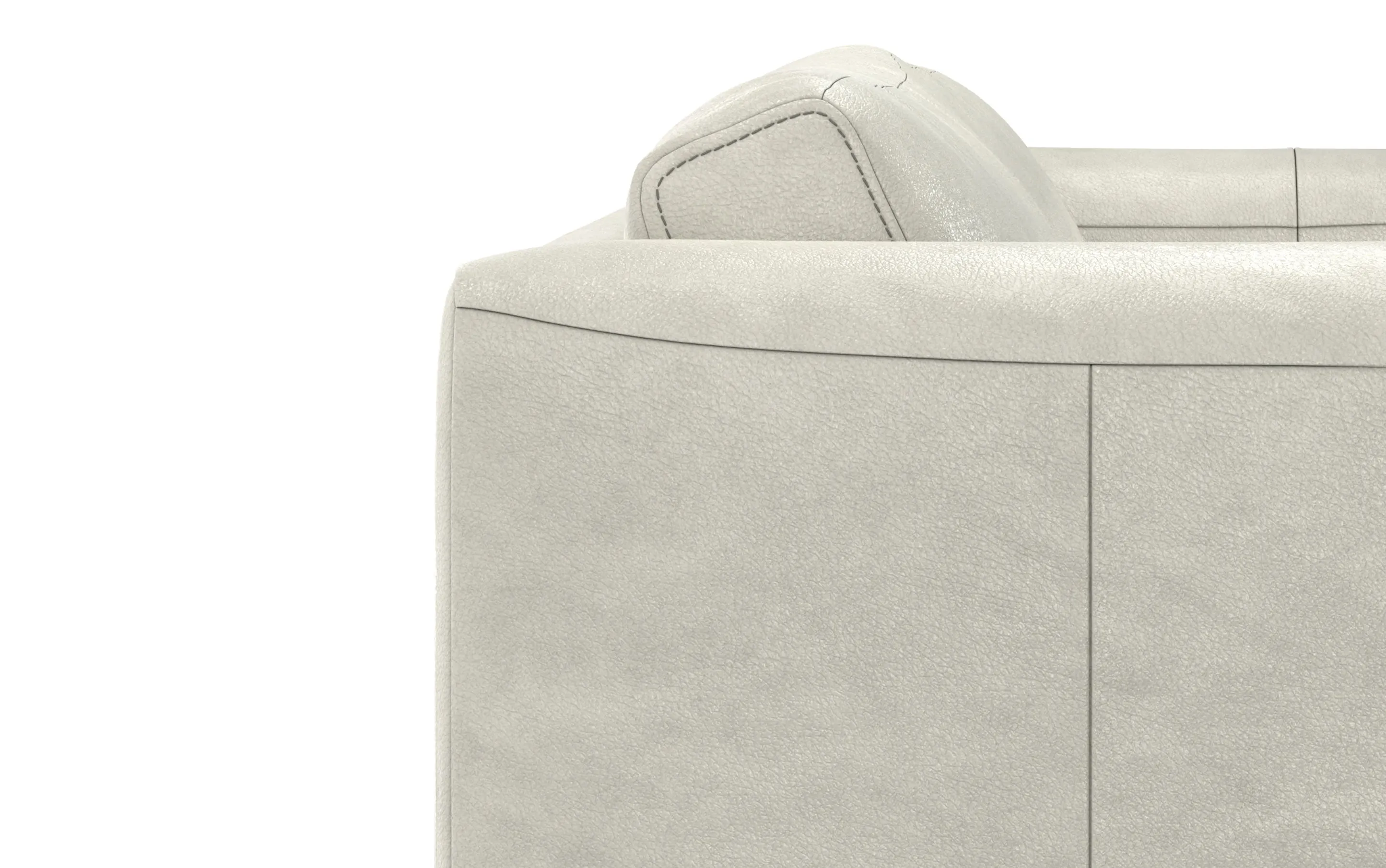 Richard 83 inch Sofa in Genuine Leather