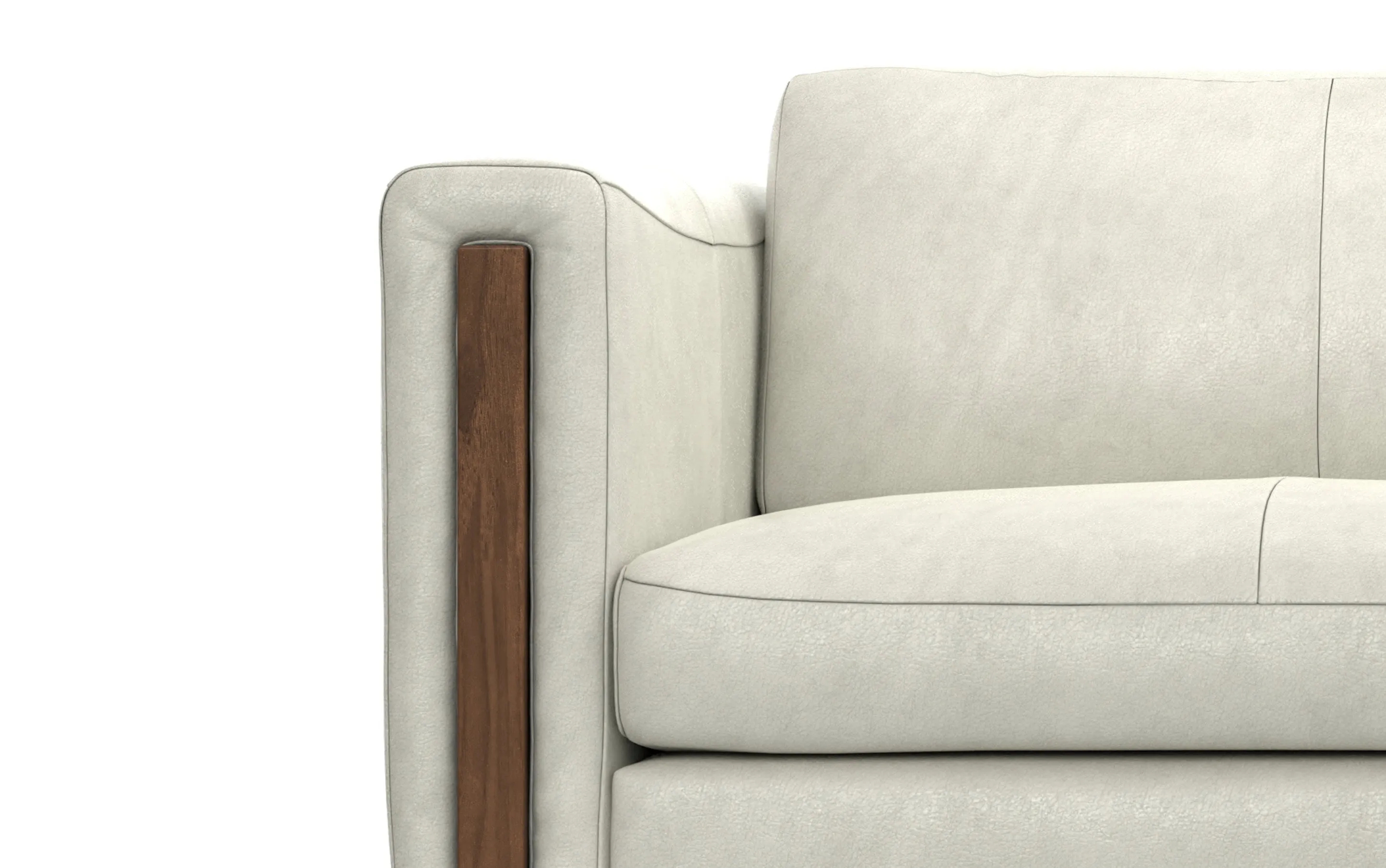 Richard 83 inch Sofa in Genuine Leather