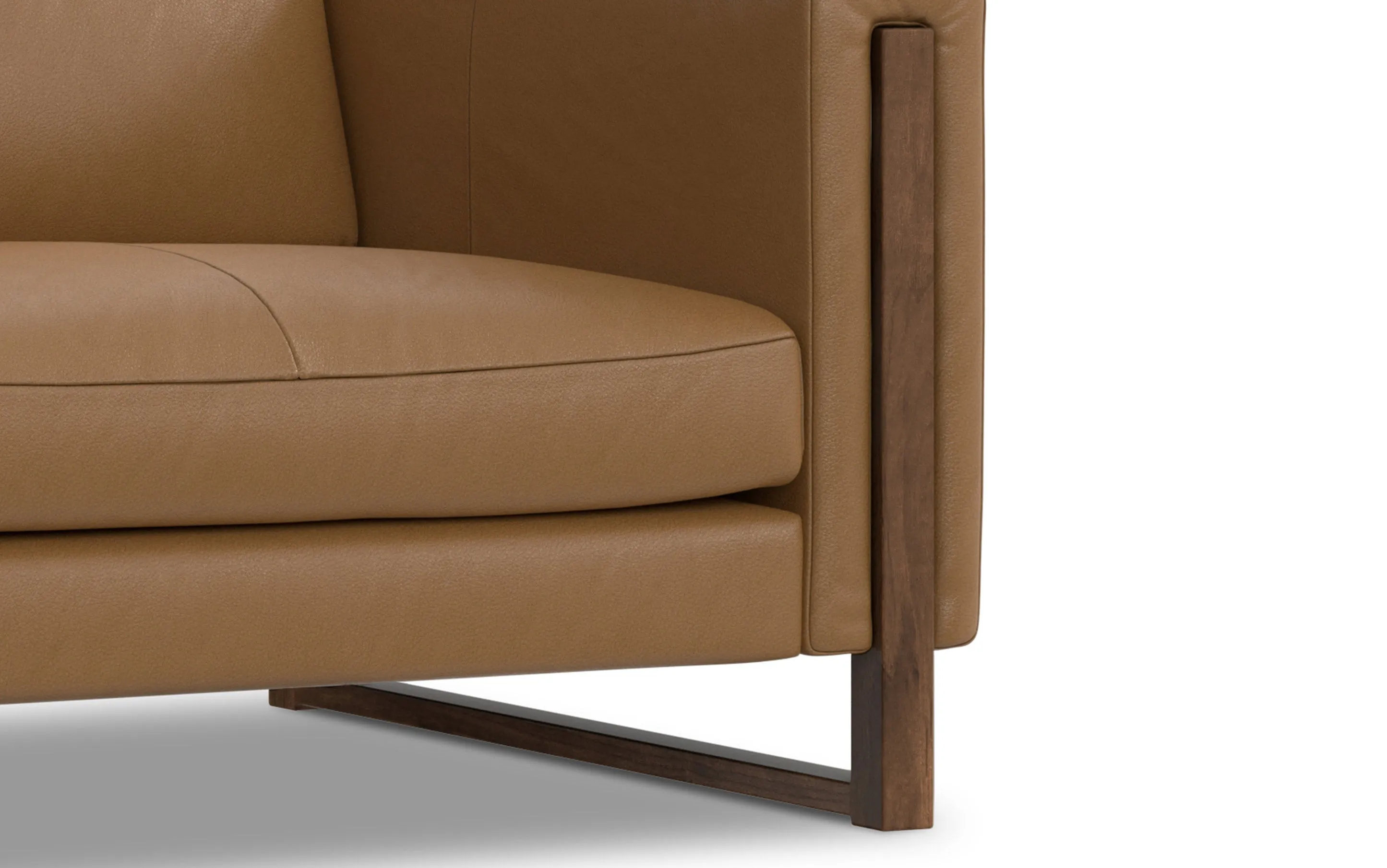 Richard 83 inch Sofa in Genuine Leather