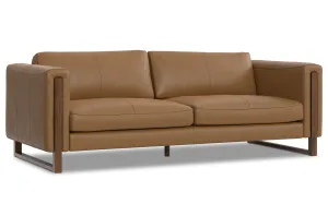 Richard 83 inch Sofa in Genuine Leather