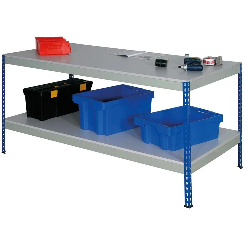 Rivet Workbench with Full Undershelf