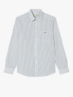 R.M. Williams Collins Shirt - White/Navy