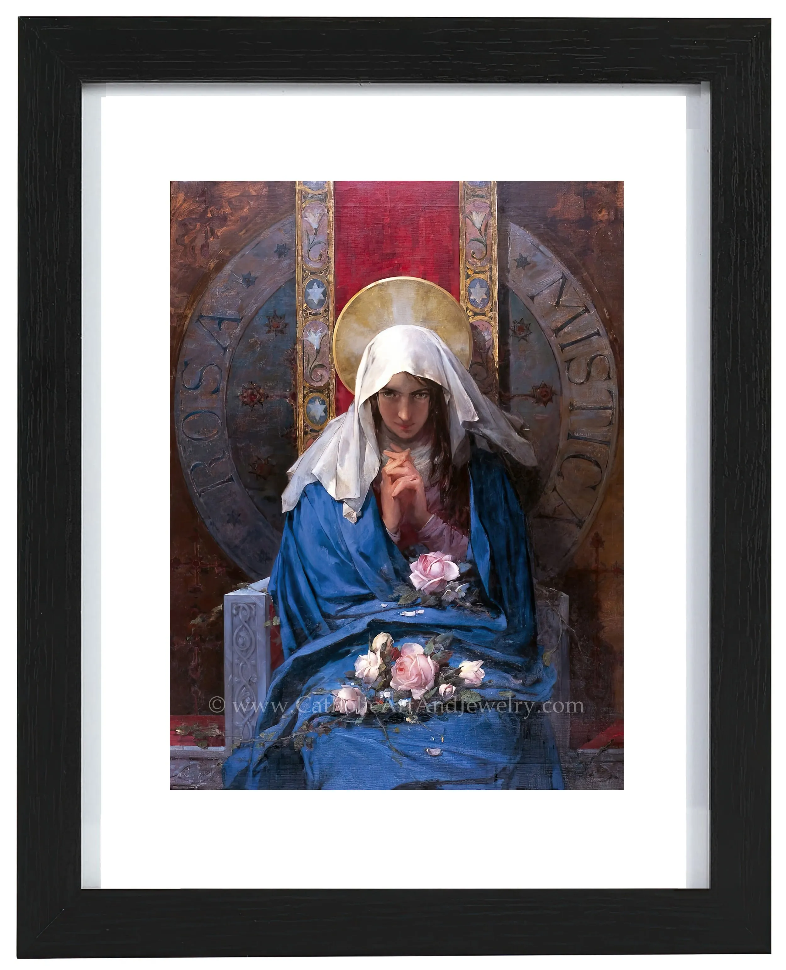 Rosa Mystica – by Francisco Laporta Valor – Catholic Art – Archival Quality