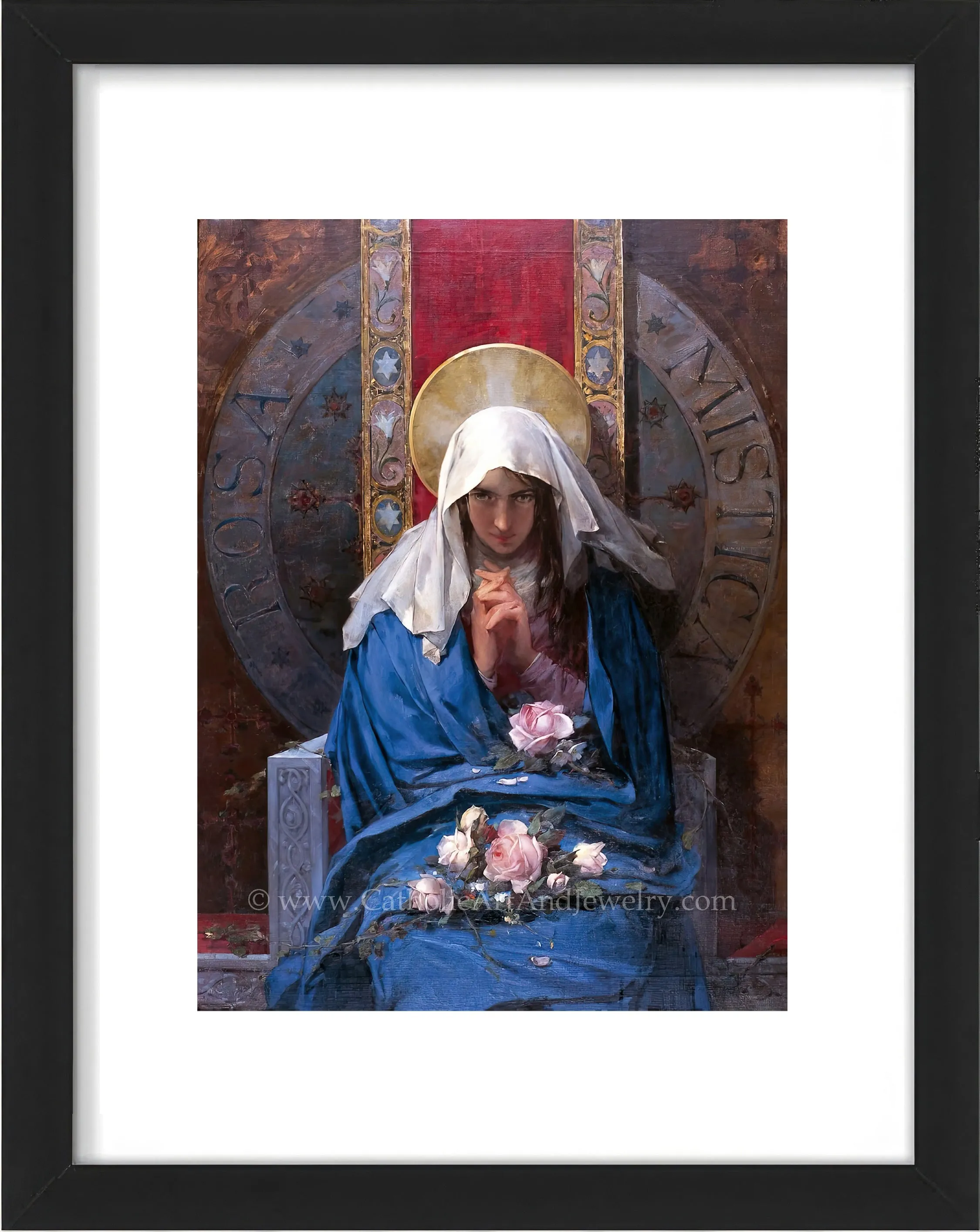 Rosa Mystica – by Francisco Laporta Valor – Catholic Art – Archival Quality
