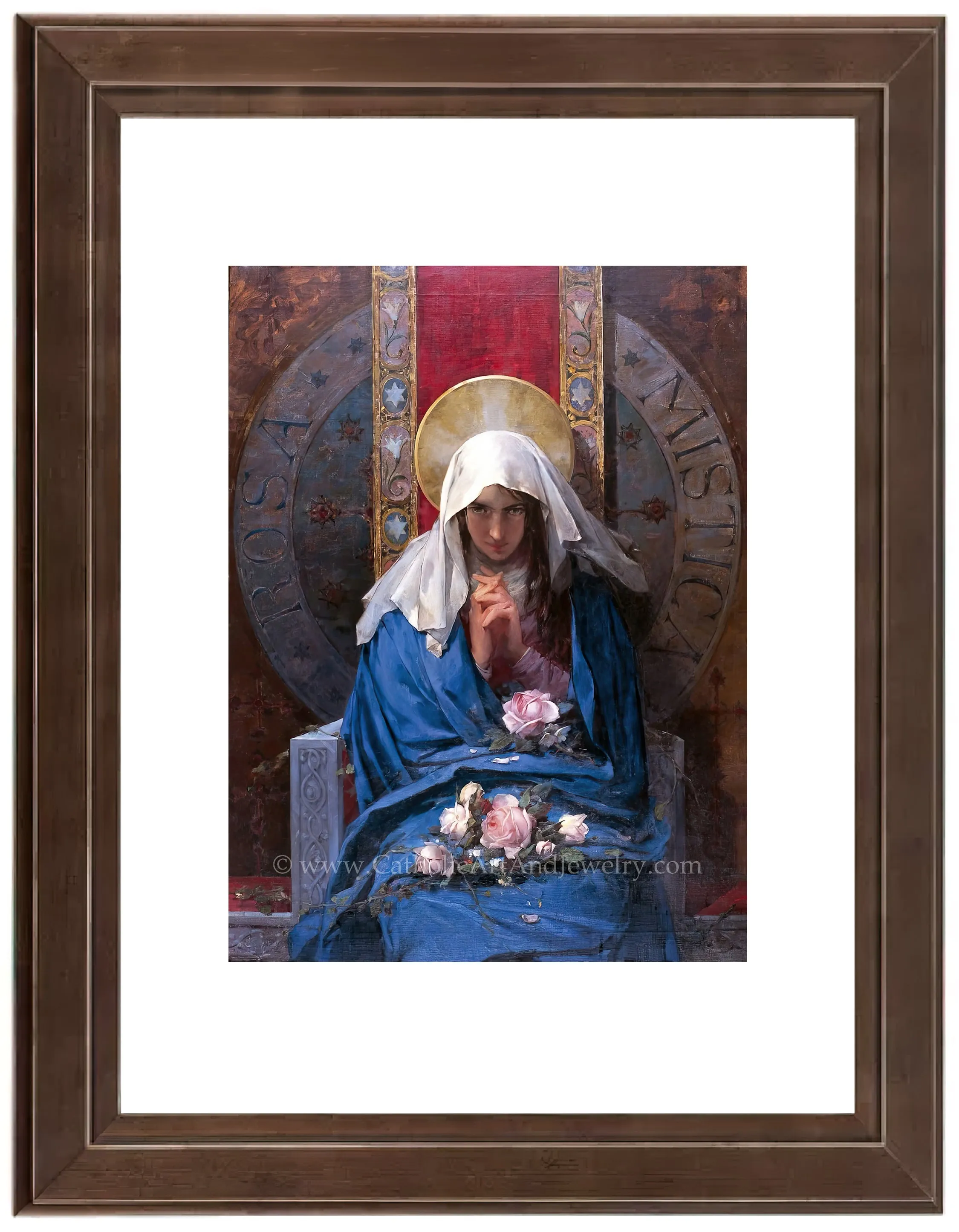 Rosa Mystica – by Francisco Laporta Valor – Catholic Art – Archival Quality