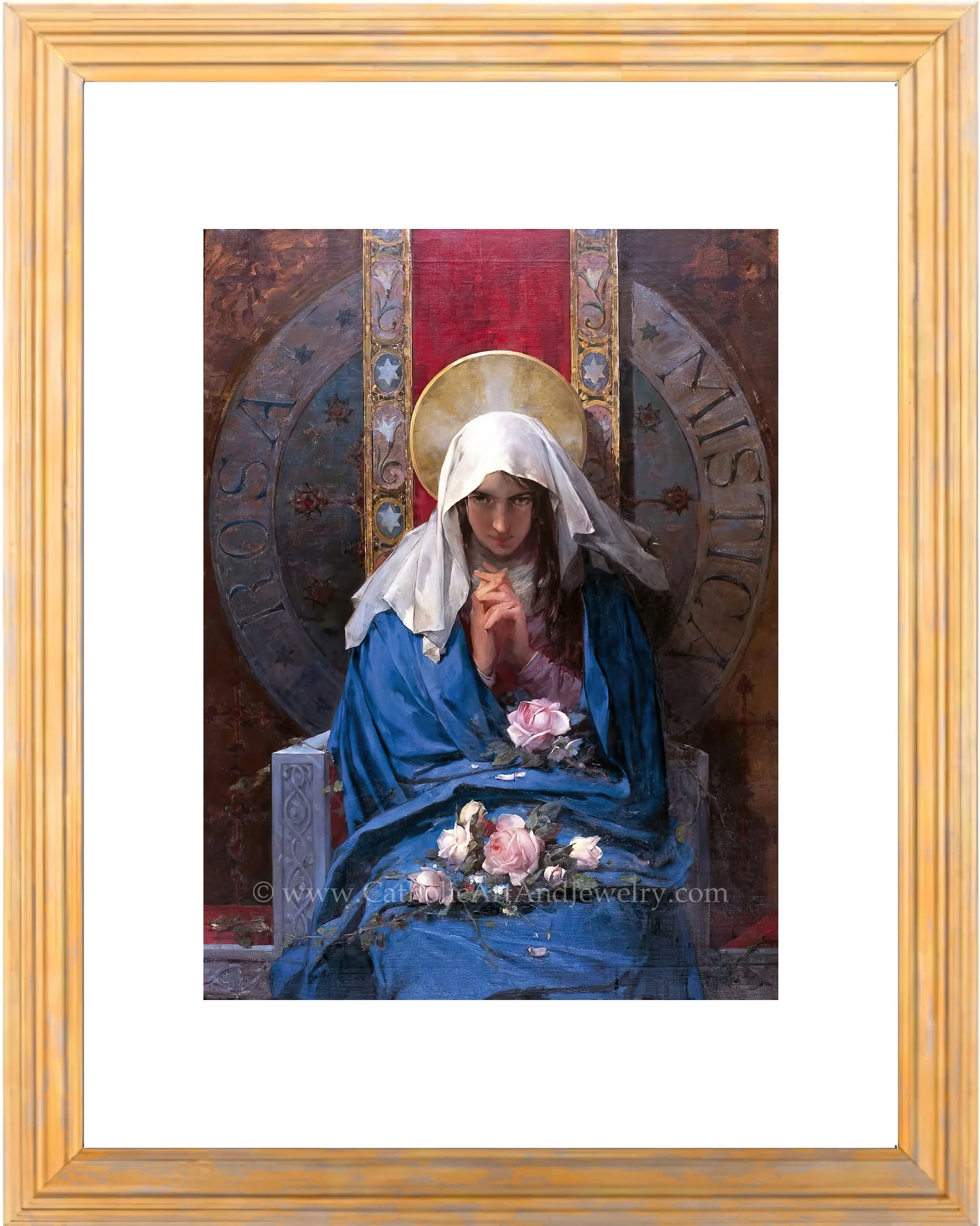 Rosa Mystica – by Francisco Laporta Valor – Catholic Art – Archival Quality