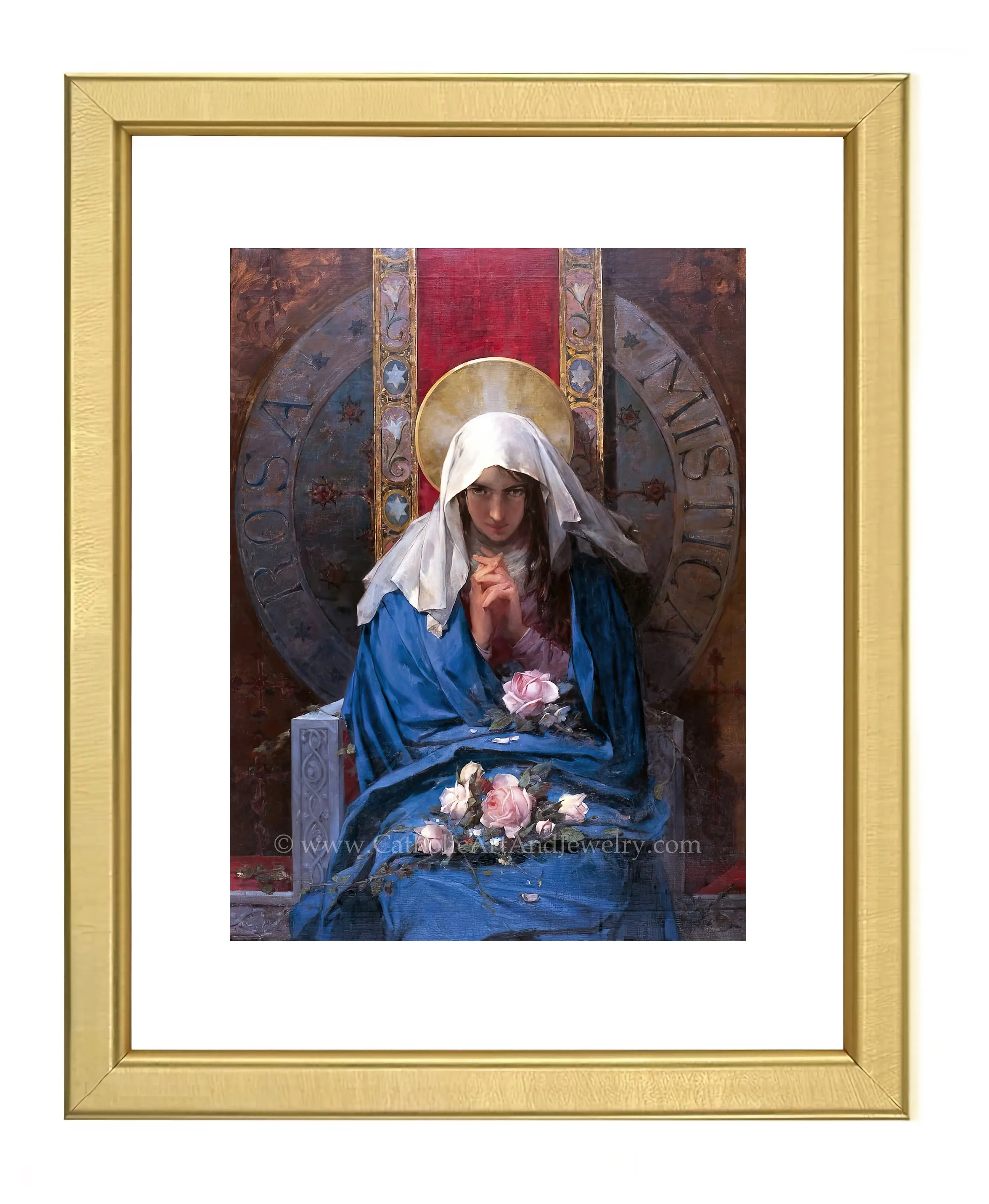 Rosa Mystica – by Francisco Laporta Valor – Catholic Art – Archival Quality