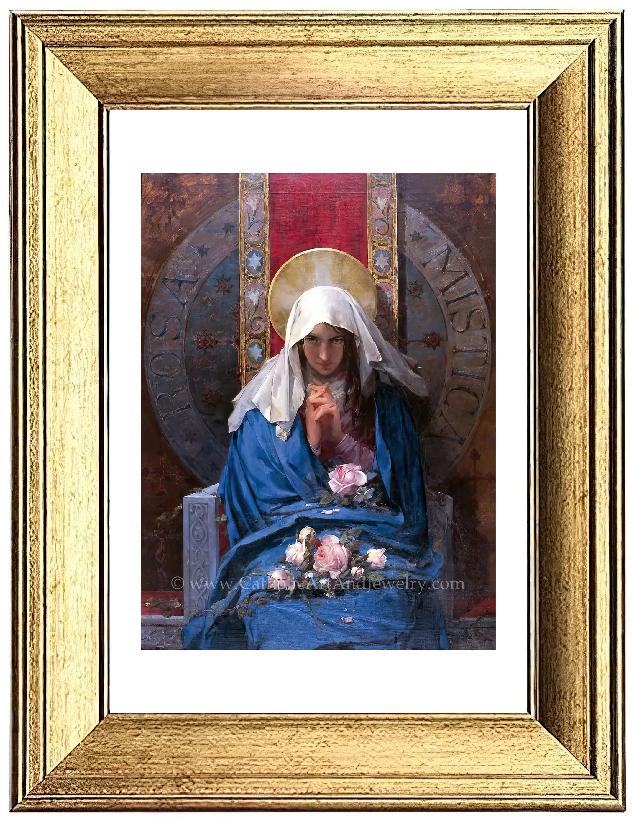 Rosa Mystica – by Francisco Laporta Valor – Catholic Art – Archival Quality