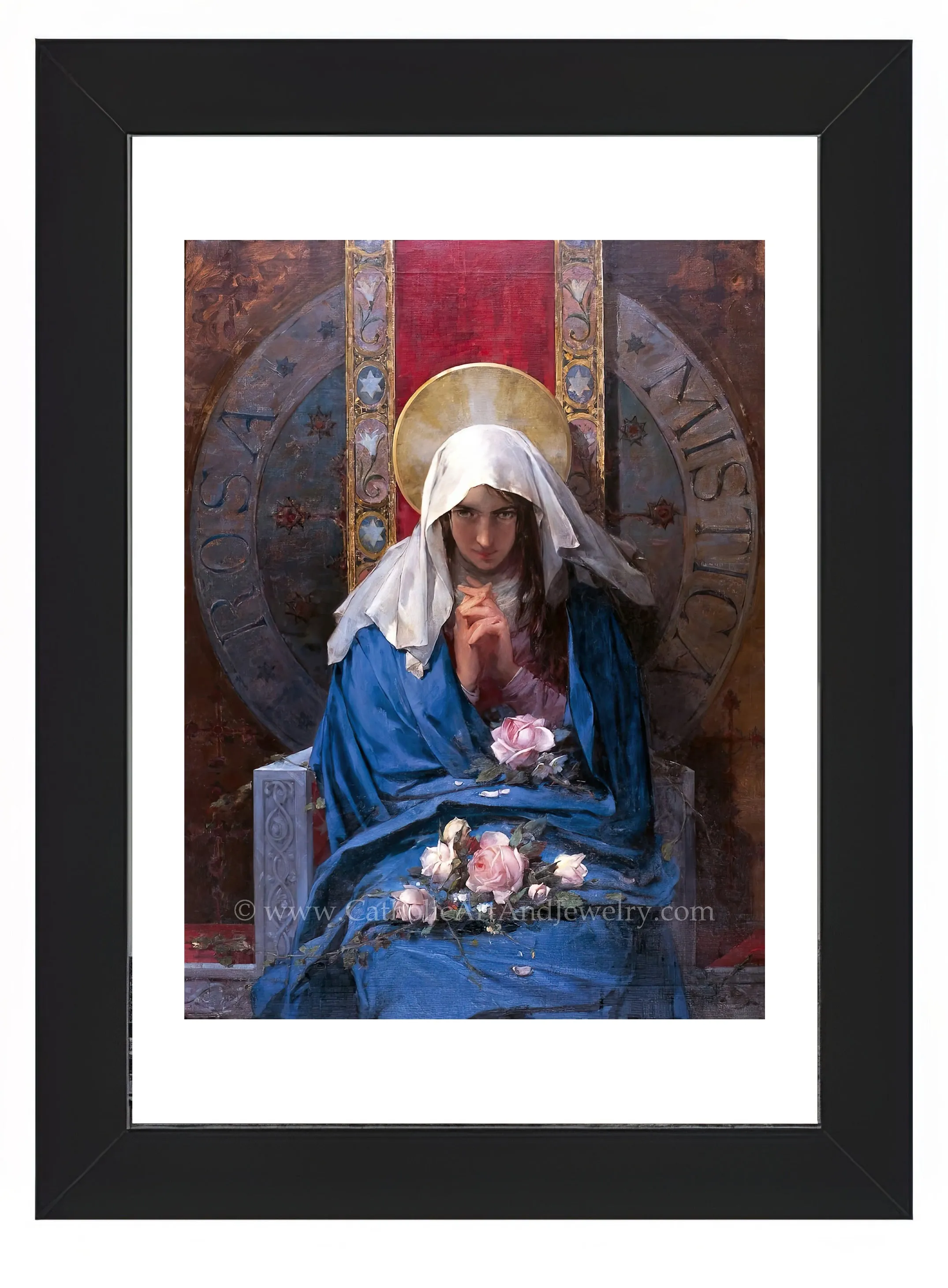 Rosa Mystica – by Francisco Laporta Valor – Catholic Art – Archival Quality