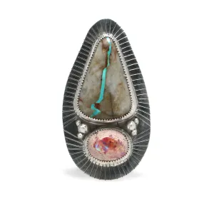Royston Ribbon Double Trouble Ring - Size 8.5