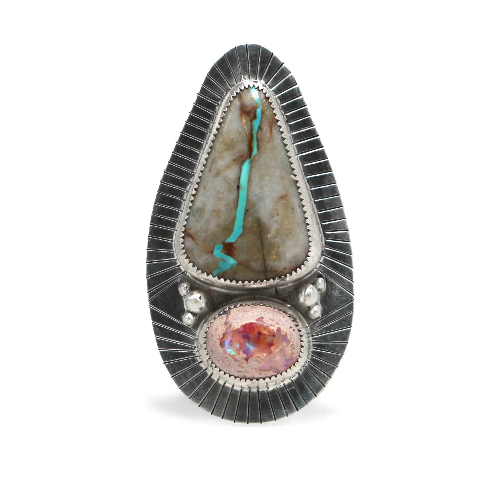 Royston Ribbon Double Trouble Ring - Size 8.5