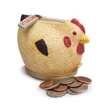 Rubber Chicken Coin Purse
