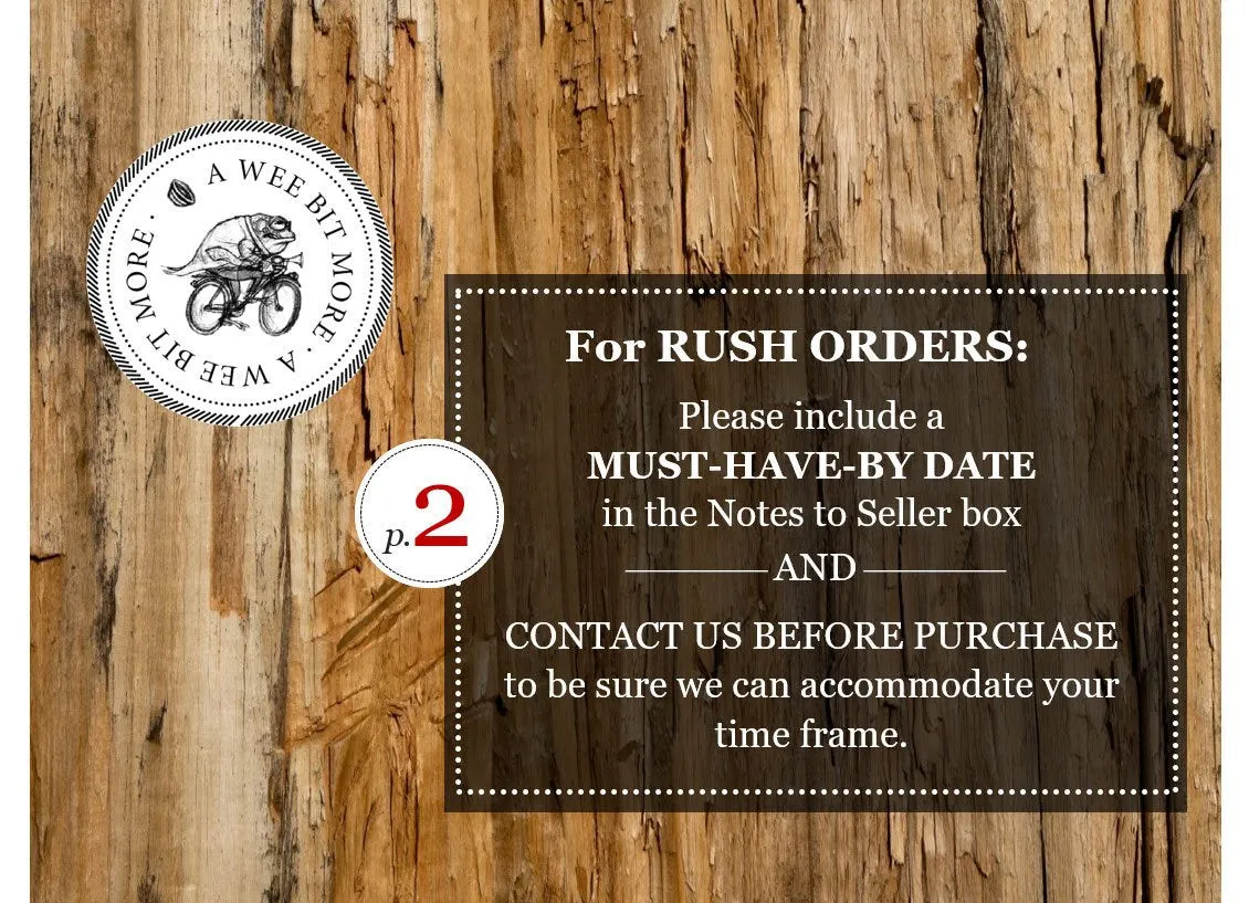 RUSH MY ORDER! – Your Order Processed in 2 Business Days!!!