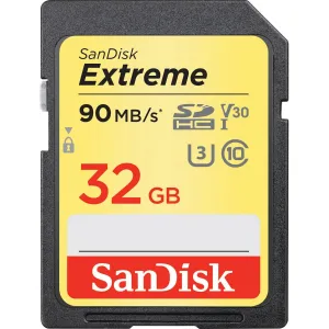 Sandisk Sdsdxve 032 G Gncin Memoria Sd Extreme 32 Gb Sdhc C10 U3 90 Mb